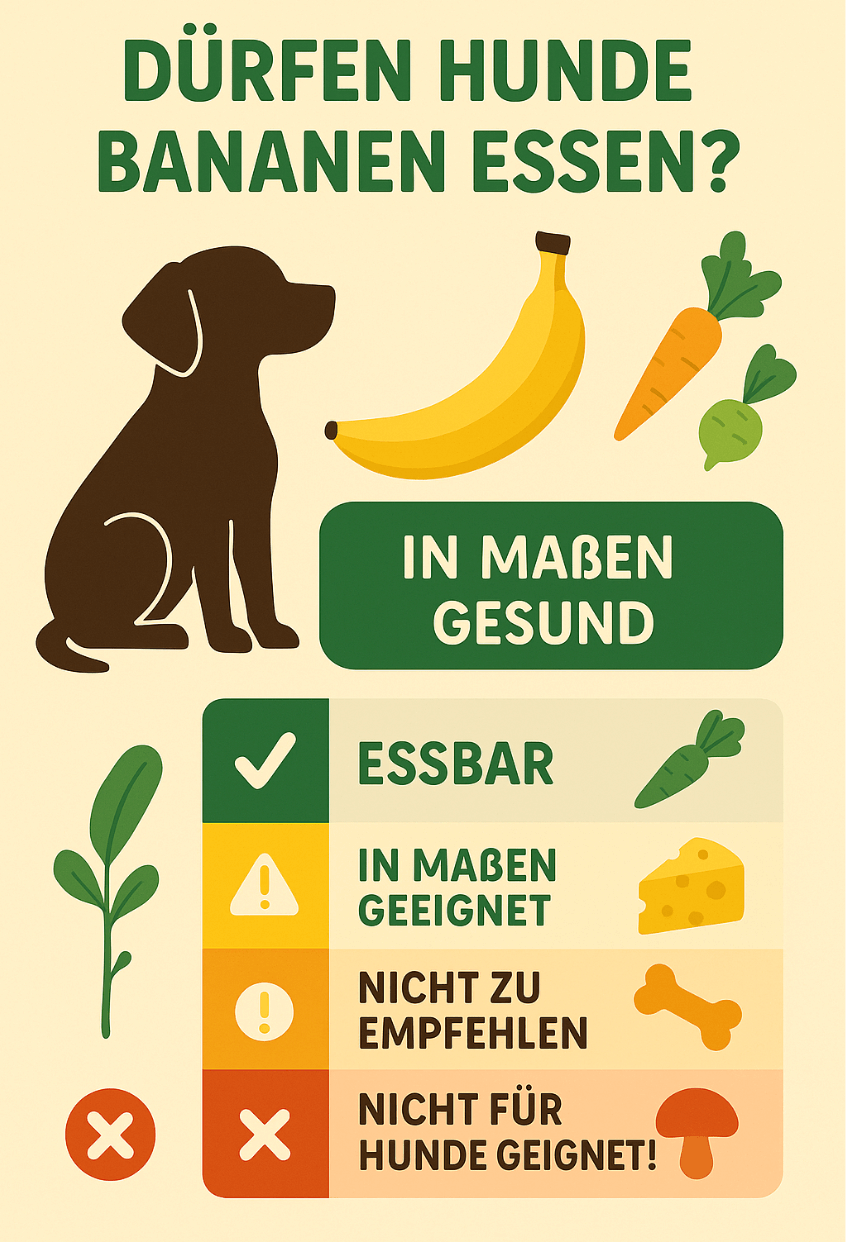 Was dürfen Hunde essen Infografik 